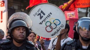 Protestas en Brasil contra los JJOO