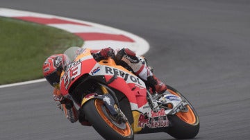 Marc Márquez disputando los entrenamientos libres del Gran Premio de Austria