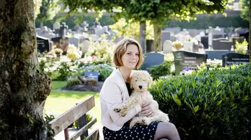 Ruby, junto a su dueña Ruby, junto a su dueña