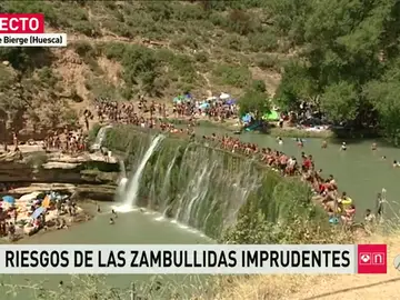 Salto de Bierge, en Huesca Salto de Bierge, en Huesca