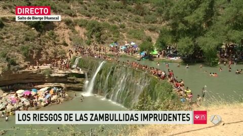 Salto de Bierge, en Huesca