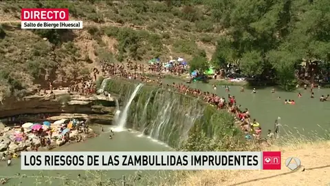 Salto de Bierge, en Huesca Salto de Bierge, en Huesca