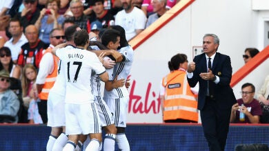 El Manchester United de Mourinho se estrena con victoria ante el Bournemouth