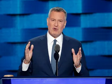 El alcalde de Nueva York, Bill de Blasio. El alcalde de Nueva York, Bill de Blasio.