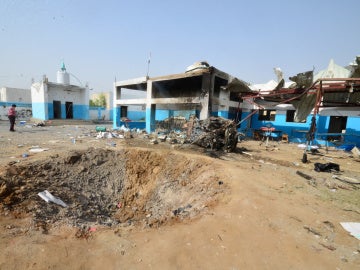Hospital bombardeado en Yemen