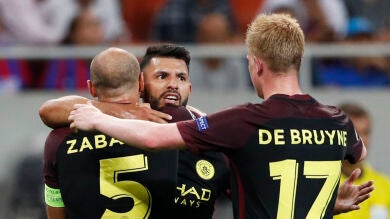 Agüero lidera la goleada del City ante el Steaua