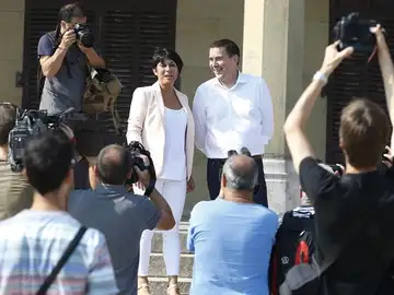 Otegi junto a Iriarte Otegi junto a Iriarte