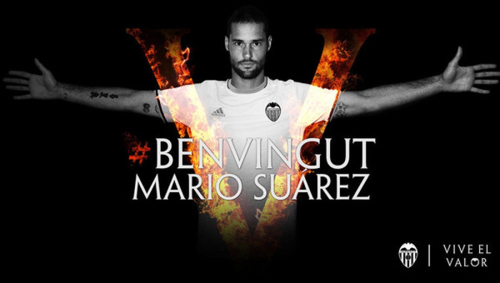 Mario Suárez, nuevo jugador del Valencia