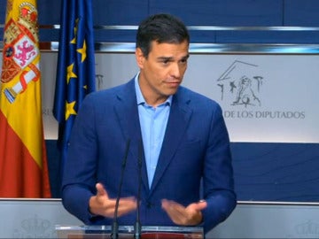 Pedro Sánchez comparece en rueda de prensa