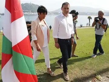 Otegi junto a Iriarte Otegi junto a Iriarte