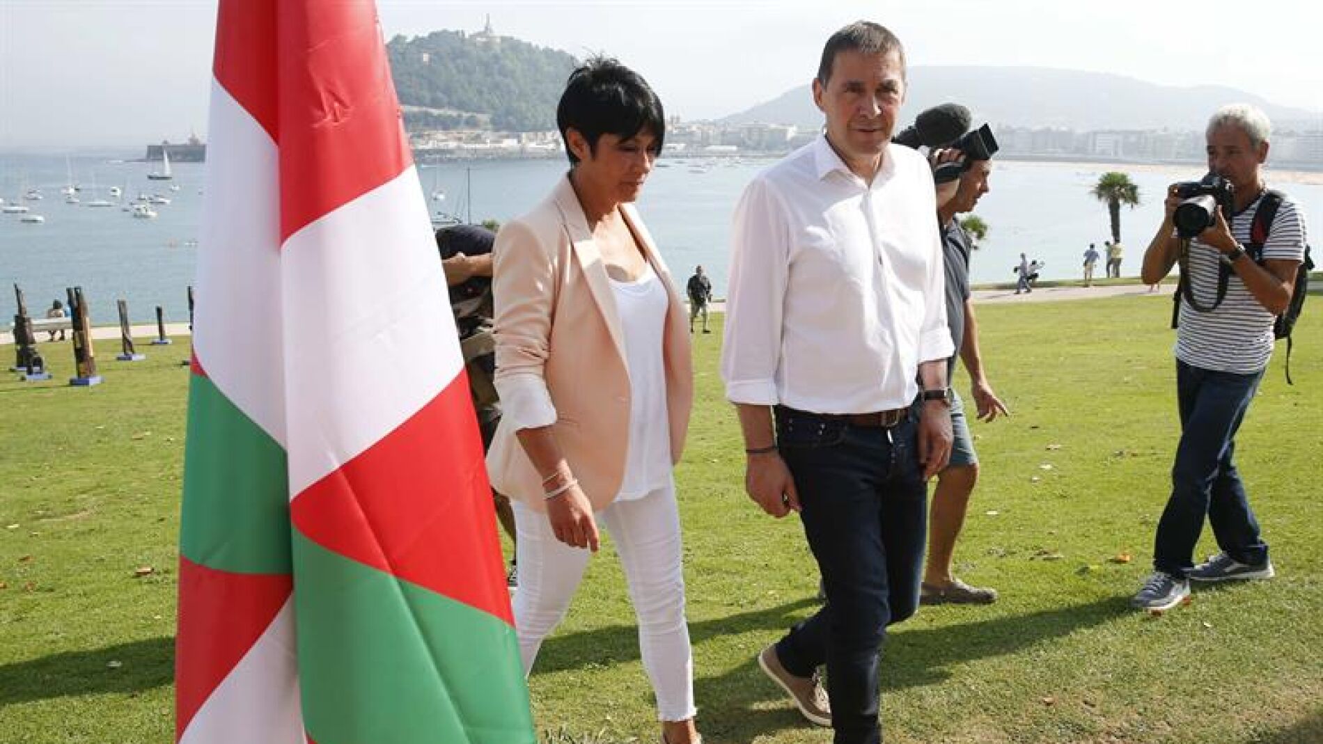 Otegi junto a Iriarte