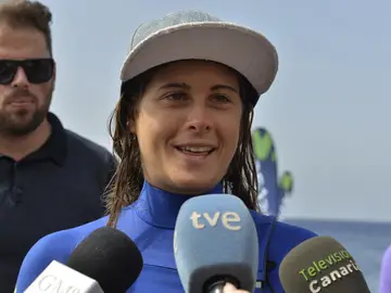 Gisela Pulido atiene a los medios de comunicación Gisela Pulido atiene a los medios de comunicación