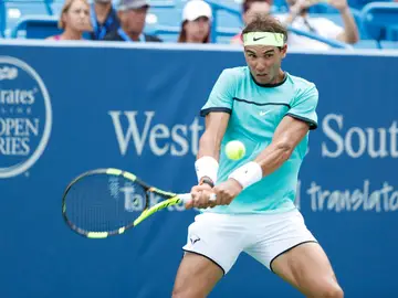 Rafa Nadal, en el Open de Cincinnati Rafa Nadal, en el Open de Cincinnati