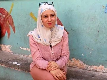 Zakia Shaikho, refugiada sirio-kurda que vive en Líbano Zakia Shaikho, refugiada sirio-kurda que vive en Líbano