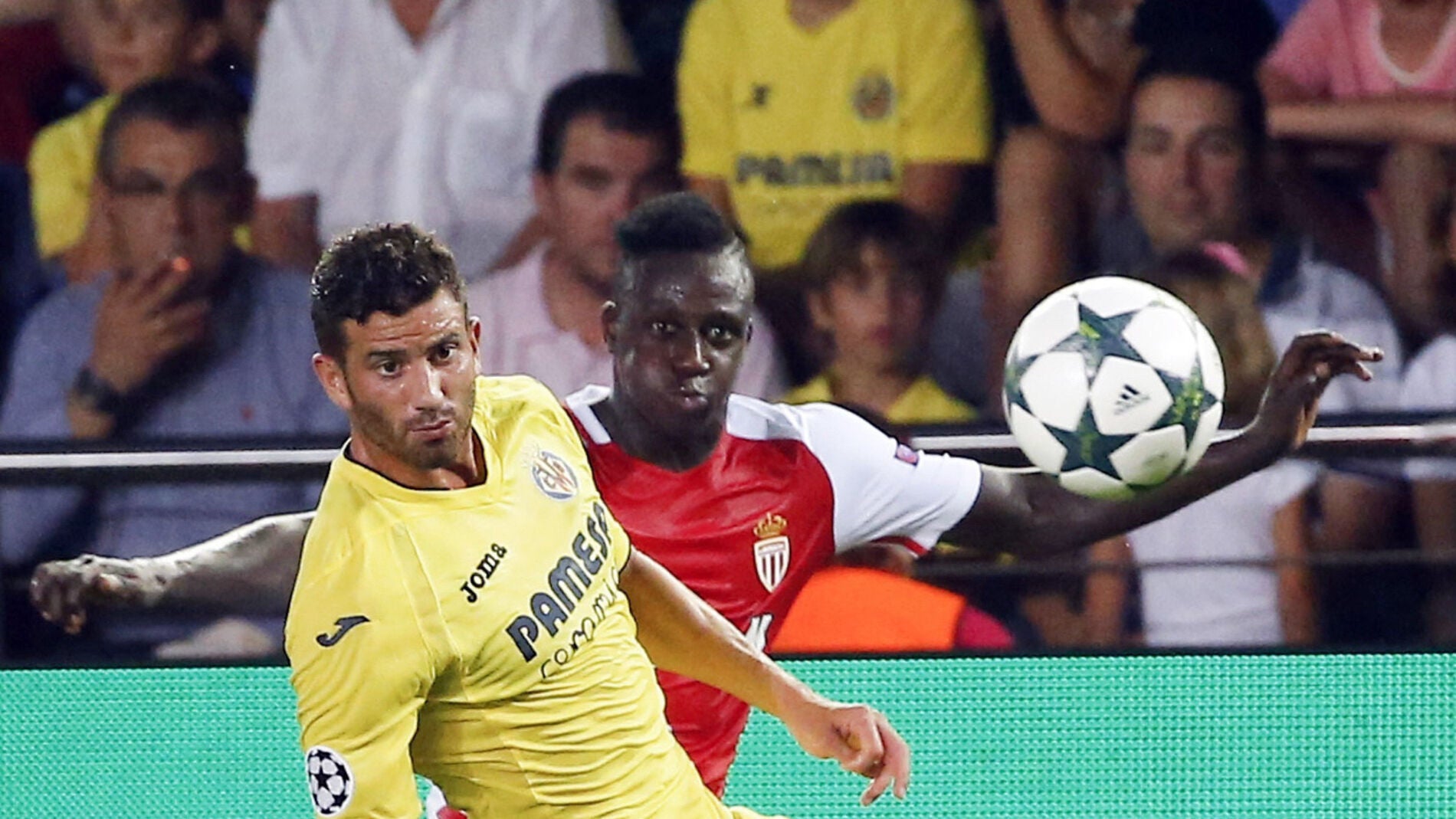 Musacchio, en el partido ante el Villarreal 