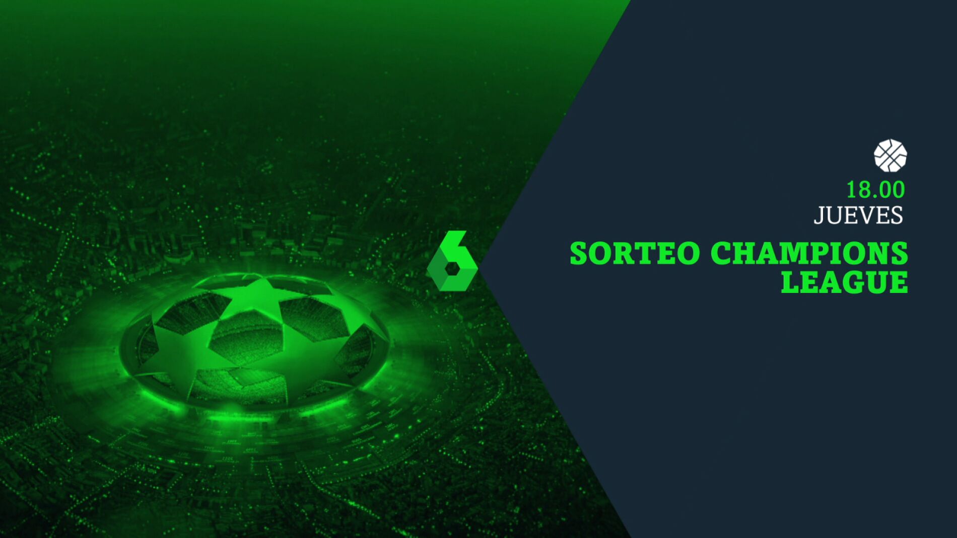 El sorteo de la fase de grupos, en laSexta y Atresplayer