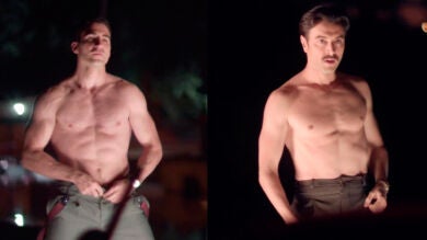 El striptease de Alberto y Mateo