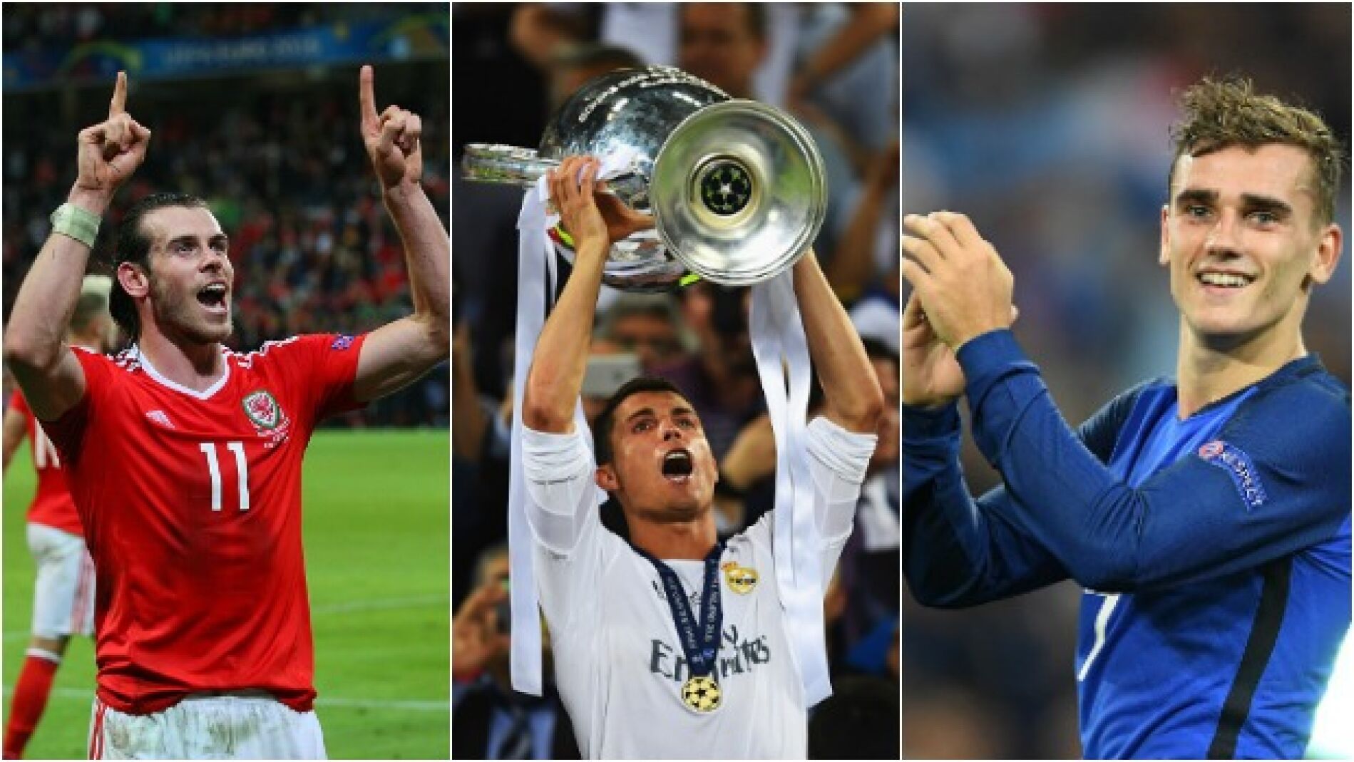 Cristiano, Bale y Griezmann se juegan el premio a Mejor Jugador de Europa