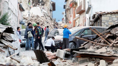 Una española testigo del terremoto en Italia: 