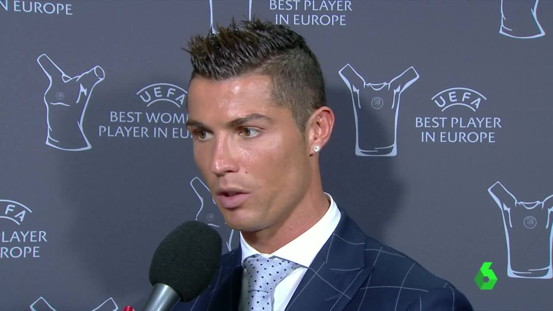 Cristiano Ronaldo, feliz con su exitoso a&ntilde;o