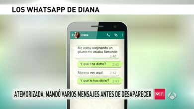 La joven desaparecida avisó por Whatsapp a un amigo: 
