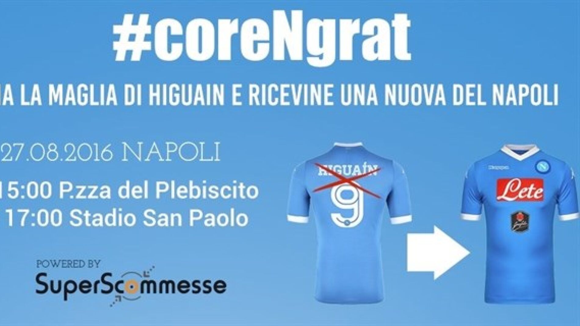 Una casa de apuestas cambia la camiseta de Higua&iacute;n por una nueva