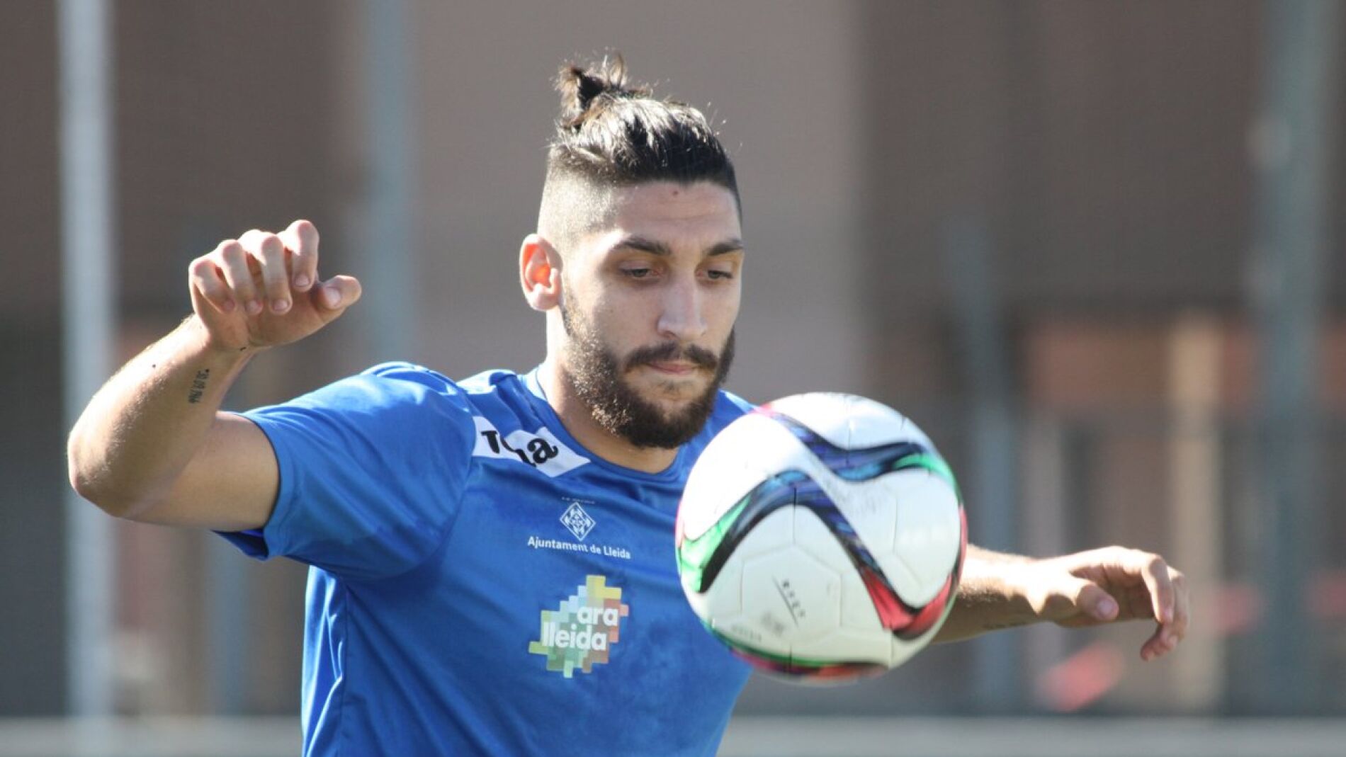 Eric Z&aacute;rate Lindes, durante un entrenamiento