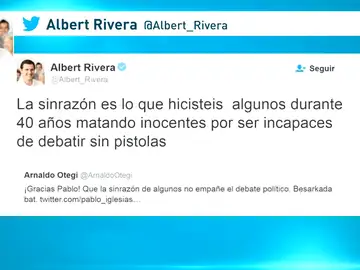 Frame 49.745617 de: Albert Rivera le recuerda a Otegi los asesinatos de ETA Frame 49.745617 de: Albert Rivera le recuerda a Otegi los asesinatos de ETA