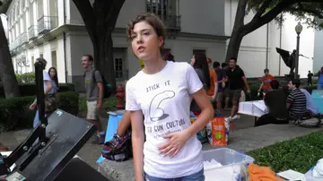 Los estudiantes de la Universidad de Texas han repartido más de 4.500 en menos de 25 para protestar contra la ley que permite llevar armas a las universidades públicas. Los estudiantes de la Universidad de Texas han repartido más de 4.500 en menos de 25 para protestar contra la ley que permite llevar armas a las universidades públicas.