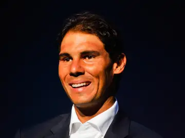 Rafa Nadal, sonriente Rafa Nadal, sonriente