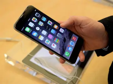 Vista de un teléfono móvil Vista de un teléfono móvil