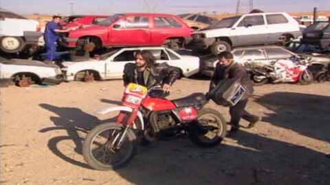 Quimi y Toni llevan la moto