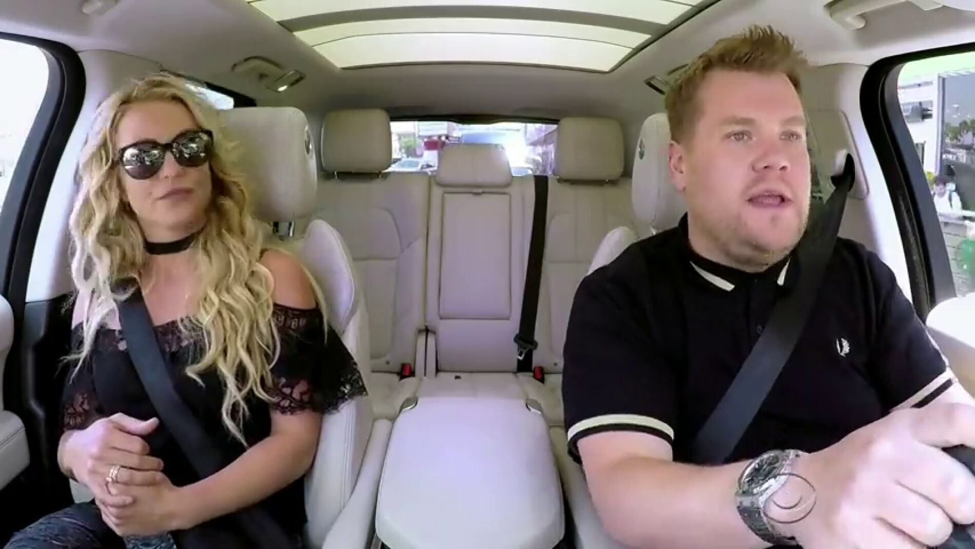 Britney Spears canta 'Baby One More Time' con James Corden en Carpool