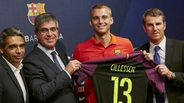 Jasper Cillesen, presentado como nuevo jugador del F.C Barcelona