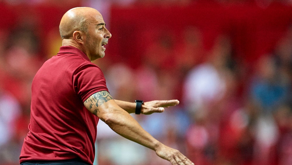 Jorge Sampaoli, entrenador del Sevilla FC
