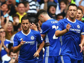 El Chelsea celebra un gol El Chelsea celebra un gol
