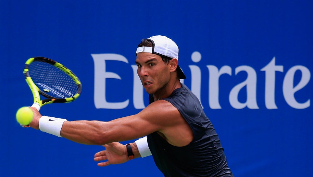 Nadal se entrena para el US Open