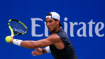 Nadal se entrena para el US Open