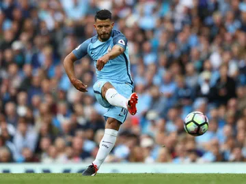 'Kun' Agüero, en el partido de la Premier entre Manchester City y Sunderland 'Kun' Agüero, en el partido de la Premier entre Manchester City y Sunderland