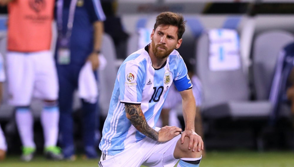 Messi, con Argentina
