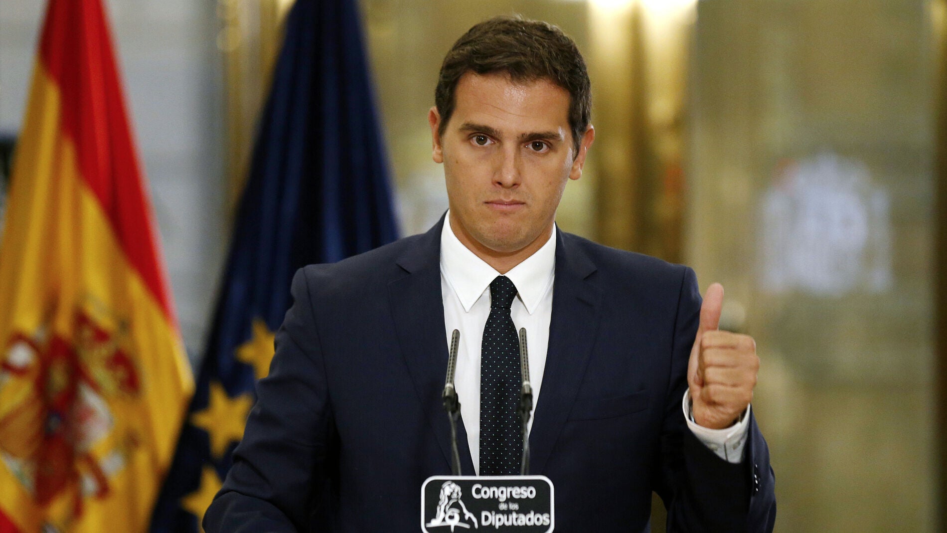Rueda de prensa de Rivera