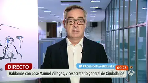 Frame 211.578417 de: José Manuel Villegas: "hemos sido capaces de hablar con los que entre ellos no son capaces de hablar" Frame 211.578417 de: José Manuel Villegas: "hemos sido capaces de hablar con los que entre ellos no son capaces de hablar"