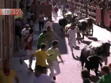 Encierro de los toros de El Canario. Encierro de los toros de El Canario.