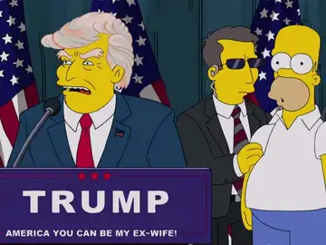 Donald Trump en 'Los Simpson' Donald Trump en 'Los Simpson'