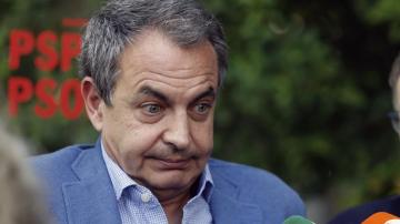 Jose Luis Rodriguez Zapatero ante los medios