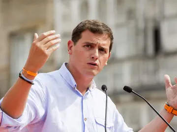 Albert Rivera durante el acto celebrado en Vitoria. Albert Rivera durante el acto celebrado en Vitoria.