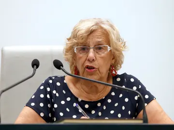 Manuela Carmena, alcaldesa de Madrid. Manuela Carmena, alcaldesa de Madrid.