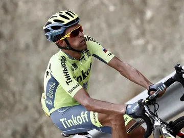 Contador, en la Vuelta Contador, en la Vuelta