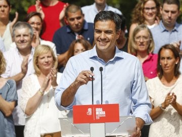 Pedro Sánchez, en San Sebastián