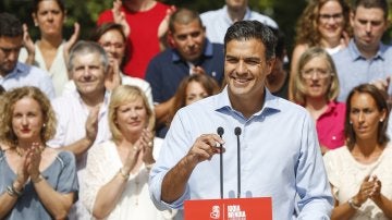 Pedro S&aacute;nchez, en San Sebasti&aacute;n